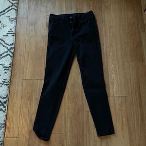 Black super high rise jegging size 10 AEO